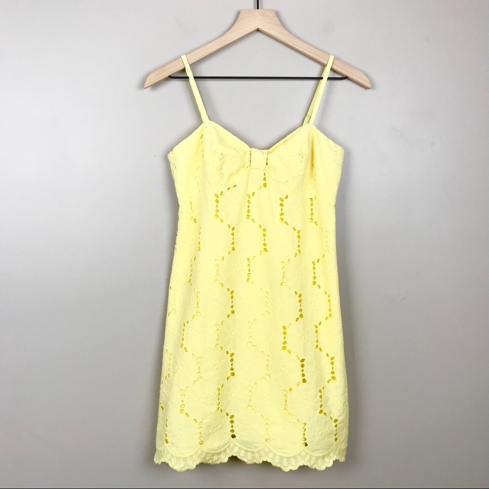 Lilly Pulitzer Lemon Sorbet Eyelet Kelley Dress